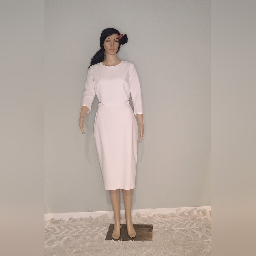 Gabrielle Union white Cutout Dress